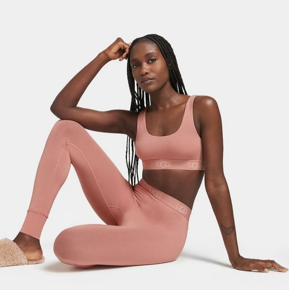 UGG Paloma Lounge Leggings Blush size XL - Picture 3 of 7
